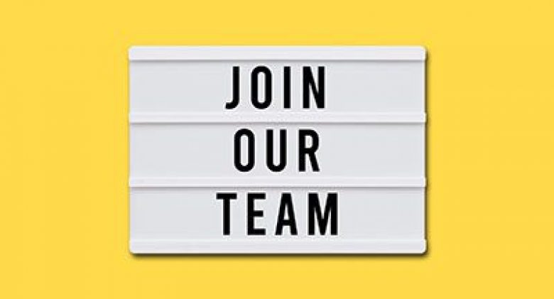 Teamwork join our team message lightbox