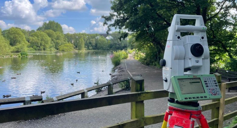 Topographical Survey of Reddish Vale reservoir